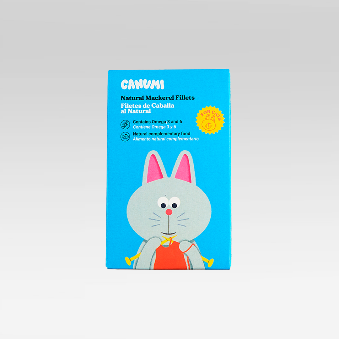 Filetes de caballa para gato