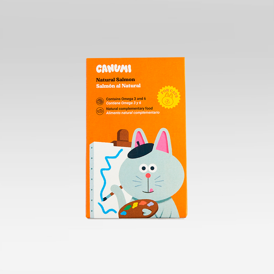 Salmón al natural para gato