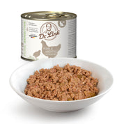 Lata de comida húmeda para gato de pollo y codorniz