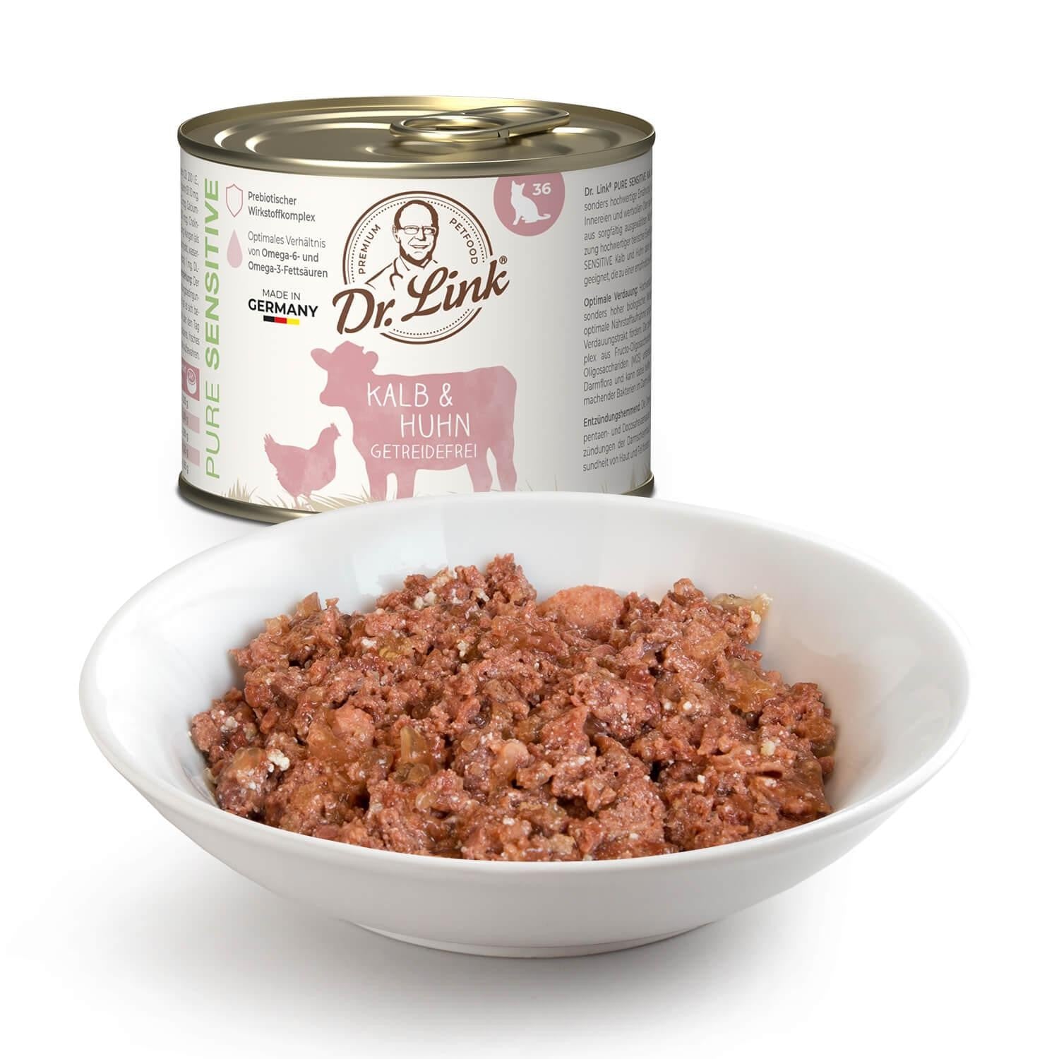 Comprar lata de comida húmeda de ternera y pollo para gato