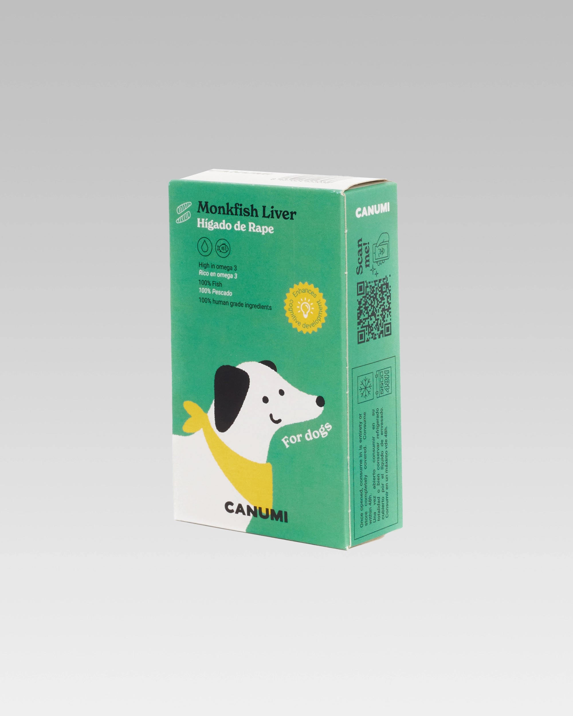 Caja de snacks y mordedores para perro y gato