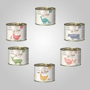 Pack de latas de comida húmeda natural para gato