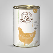 Latas de comida húmeda natural para perro