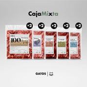 Menú barf mixto para gato 10 paquetes