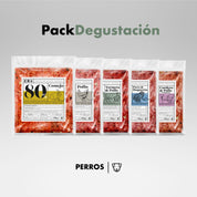 Pack de menú degustación barf para perro