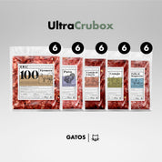 Ultra cru box menú de dieta barf para gato 30 paquetes