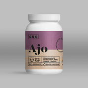 Suplementos nutricionales de ajo, coco y espirulina, golden paste y psyllium