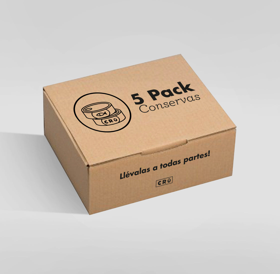 Pack de 5 latas de conservas para perros y gatos