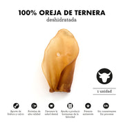 Dehydrated Beef Ear - 100% Natural dog Snack