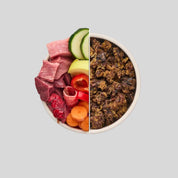 Comida deshidratada de cerdo ibérico para perro