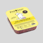 Menú Cocinado de Pollo y Salmón para gato – 200 g