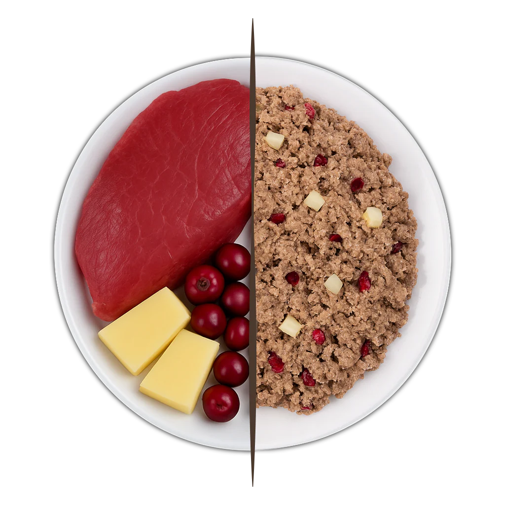 Menú Cocinado de Ternera para gato – 200 g