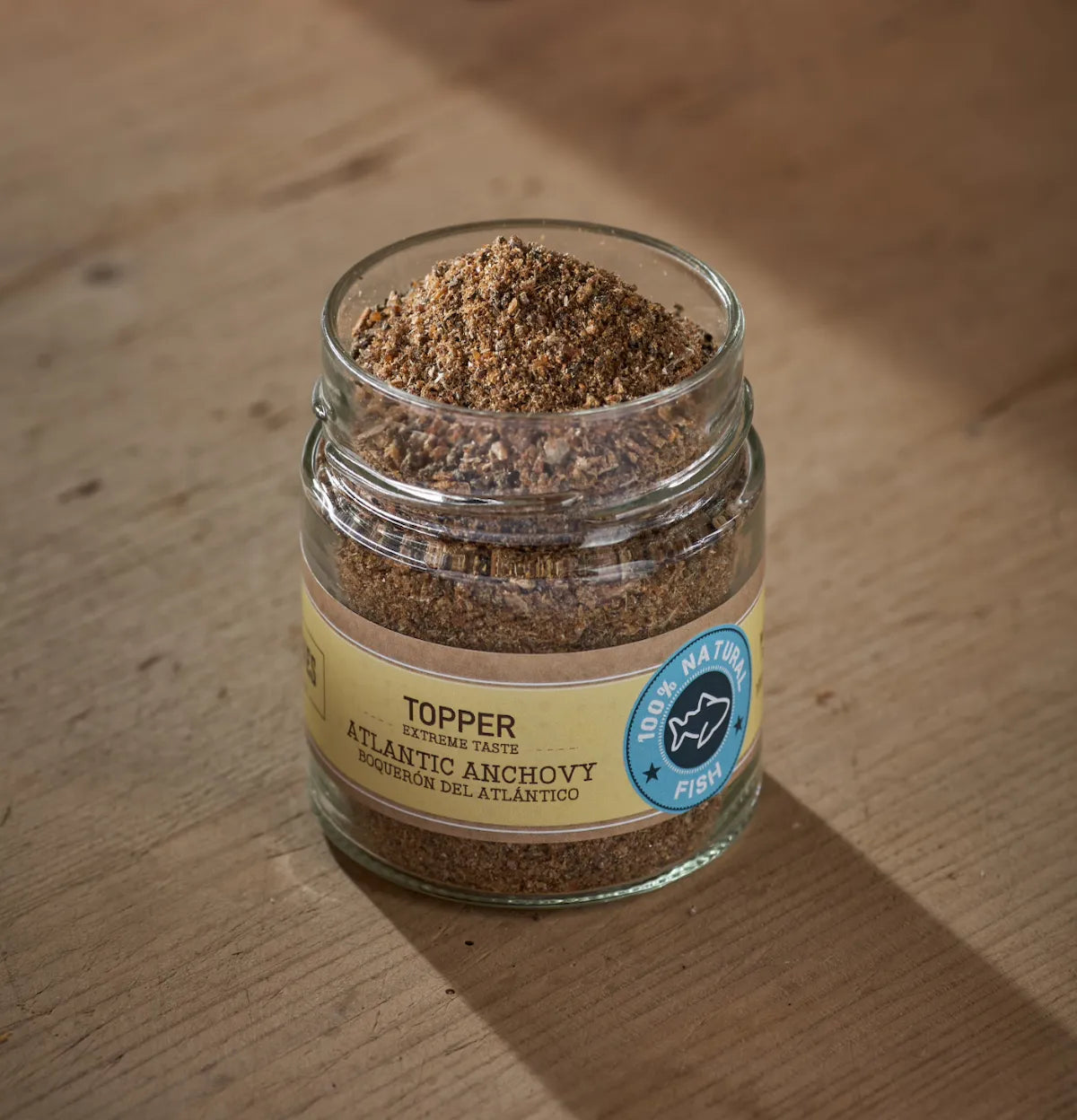 Topper natural de boquerones para perros y gatos